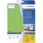Herma - Etiquetas A4 verde 45,7x21,2 mm papel mate 960 uds.