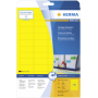 Herma - HERMA �tiquettes couleur A4 45.7x21.2 mm, jaunes, papier mat, 960 pcs