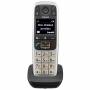 Gigaset - Gigaset E560HX Analog/DECT telephone Identificador de llamadas Gris, Plata