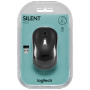 Logitech - Wireless Mouse M220 silent anthracite retail