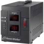 Powerwalker - PowerWalker AVR 1500/SIV regulador de voltaje 230 V 2 salidas AC Negro 