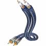 &nbsp;"In - Akustik-Inakustik 00404007 0.75m 2 x RCA 2 x RCA Azul cable de audio-In - Akustik-Adapter/Cable"