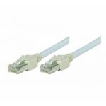 Tecline - Patch Cord F/ UTP, Cat 5e, gris, 0, 3 m sin hal�geno, con cable Draka y conectores Hirose TM11 (nombre anterior FTP) (727003)