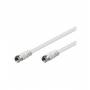 Tecline - Mercodan RG59, 2.5m 2.5m RG59 RG59 Blanco cable coaxial