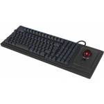 Keysonic - KeySonic KSK-8202ELU-T (UK) teclado Universal USB QWERTY Ingl�s del Reino Unido Negro [DE-Version, German Keyboard]