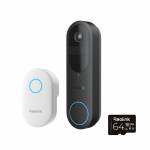 Reolink - Reolink D340B w/ Chime + 64GB SD sistema de intercomunicaci�n de video 4 MP Negro 