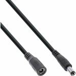 Inline - InLine 26902G cable de transmisi�n Negro 2 m 5.5 x 2.5 mm