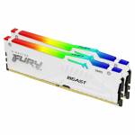 Kingston - Kingston Technology FURY Beast 64GB 6000MT/s DDR5 CL30 DIMM (Kit de 2) White RGB EXPO 