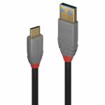 Lindy - Lindy 36910 cable USB 0,5 m USB C USB A Macho Negro, Gris