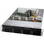 Super Micro - Supermicro CSE-LA25TQC-R609LP carcasa de ordenador Estante Negro 600 W