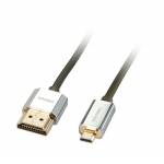 Lindy - Lindy 1m HDMI/Micro HDMI 1m HDMI Micro-HDMI Negro cable HDMI