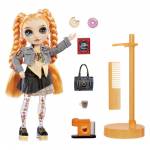 Mga Entertainment - Rainbow High Sparkle & Shine Fashion Dolls- Clementine (Orange)