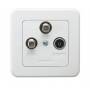 Schwaiger - Schwaiger DSE652 531 Blanco toma de corriente