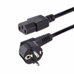 Startech.com 1 M C13 Stromkabel -18awg -Eu Schuko Auf C13 - StarTech.com Cable de 1m (3 pies) de Alimentaci�n para Ordenador, 18AWG, UE Schuko a C13, 250V 10A, Cable de Corriente, Cable de Fuente de Alimentaci�n para Ordenador