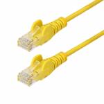 Startech.com - StarTech.com Cable de Red Ethernet CAT6 Delgado sin Enganches Amarillo de 50cm - Cable RJ45 Snagless Slim 28AWG - Alambre de Cobre Puro - PoE 100W - con Alivios de Tensi�n - LSZH - Probado con Fluke 